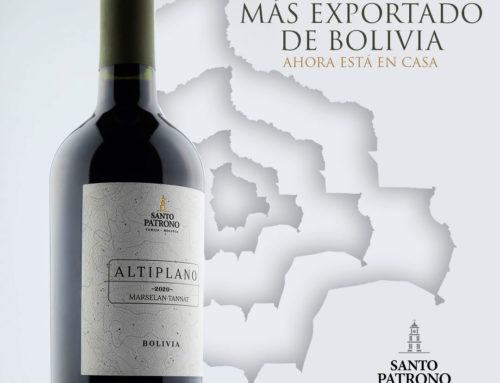 Santo Patrono “Altiplano”, the most exported wine in Bolivia.
